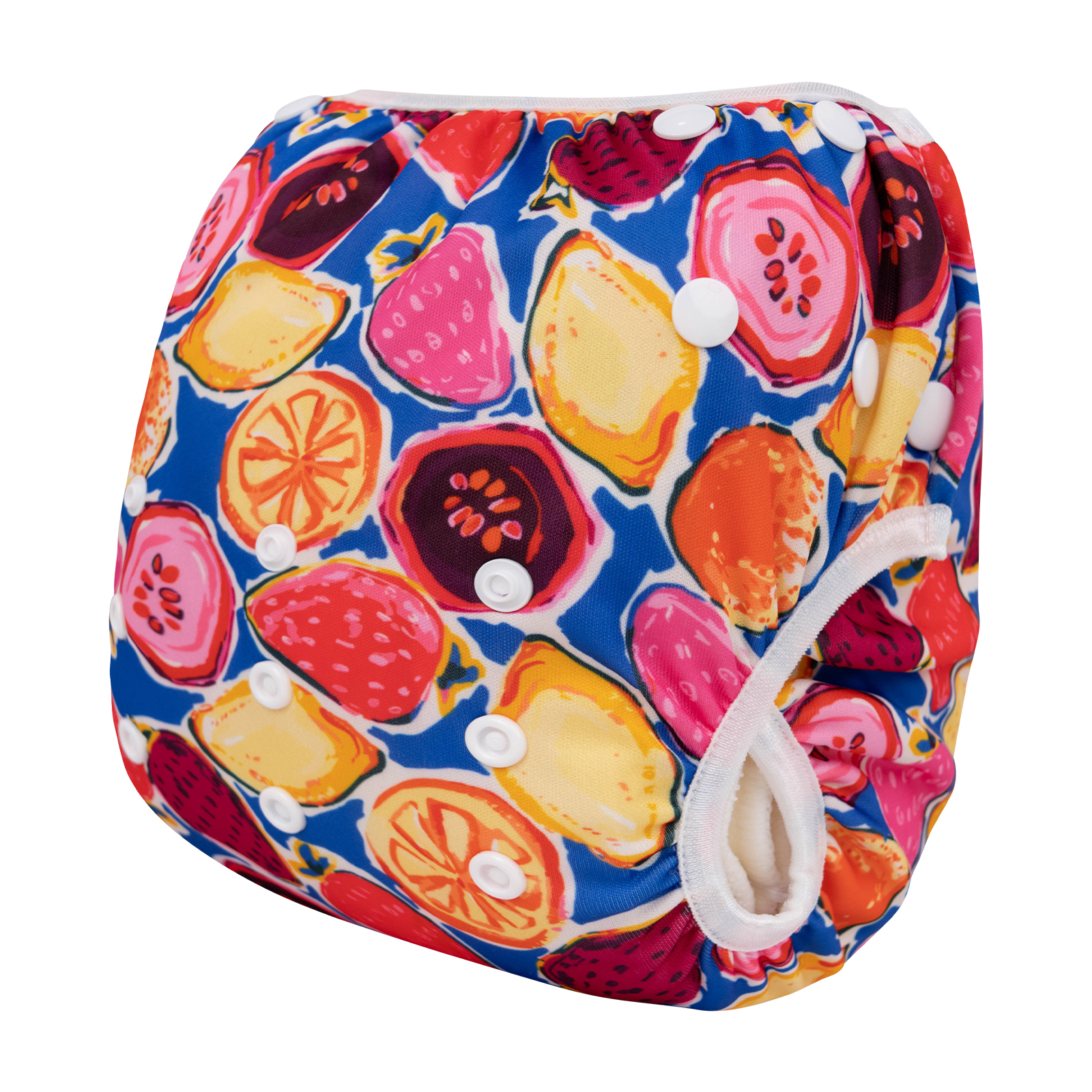 ALVABABY Reusable Swim Diaper - Adjustable Large Size Swimwear for Infants & Toddlers ( Fruits, ZSW-BS05A)