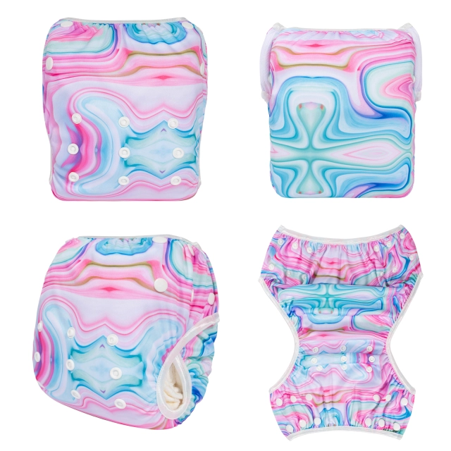 ALVABABY Big Size Printed Swim Diaper- (ZSW-BS04A)