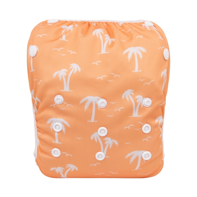 ALVABABY Big Size Positioning Printed Swim Diaper- Coconut tree(ZSWD-BS07A)