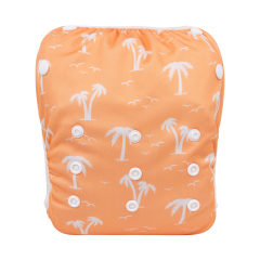 ALVABABY Big Size Positioning Printed Swim Diaper- Coconut tree(ZSWD-BS07A)