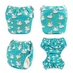 ALVABABY 2PCS Printed Swim Diapers (2SW-WZ26)
