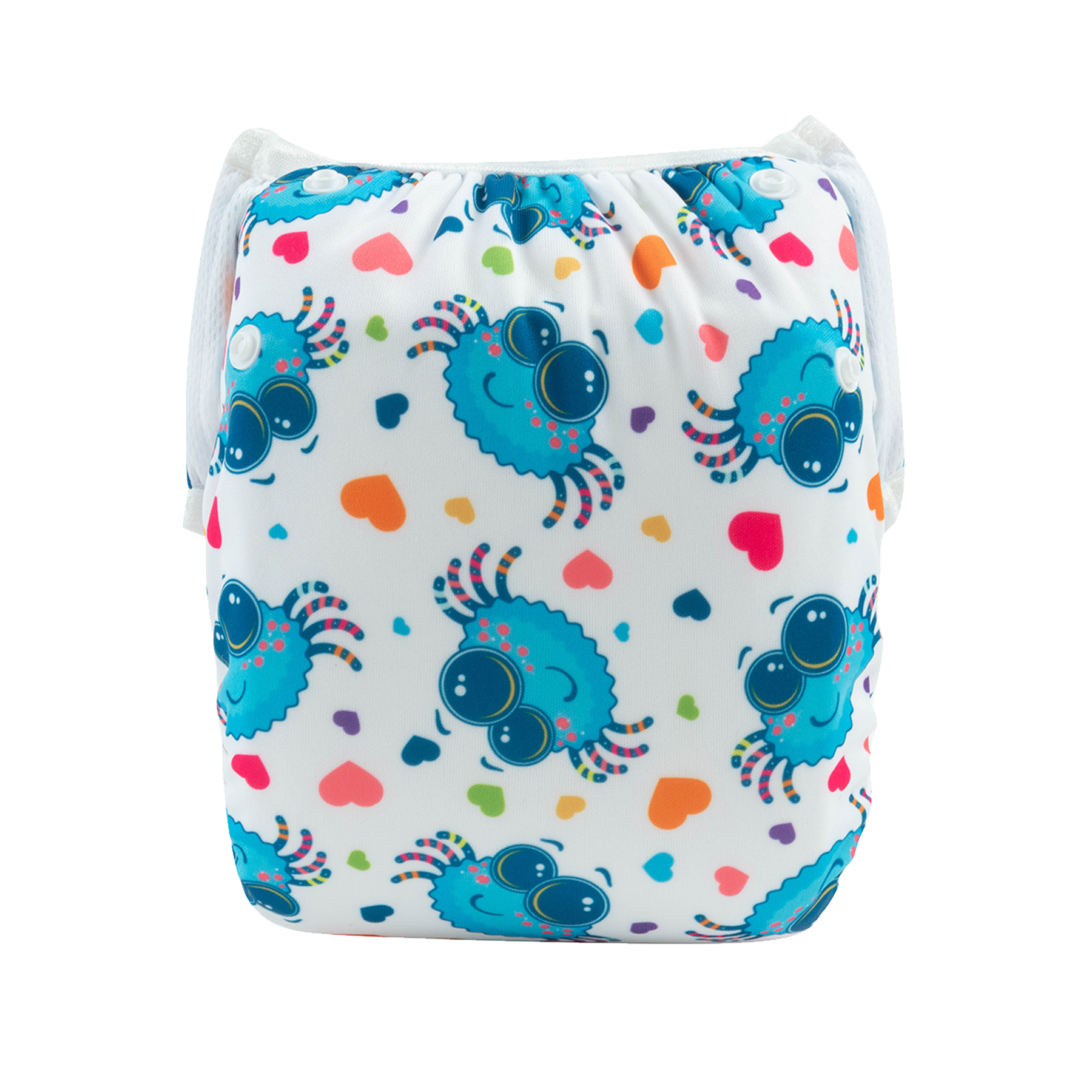 ALVABABY 2PCS Reusable Swim Diaper - Adjustable One Size Swimwear for Infants & Toddlers (2SW-WZ24)