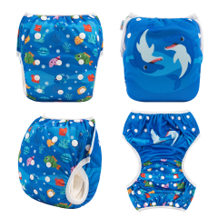 ALVABABY 2PCS Printed Swim Diapers (2SW-WZ25)