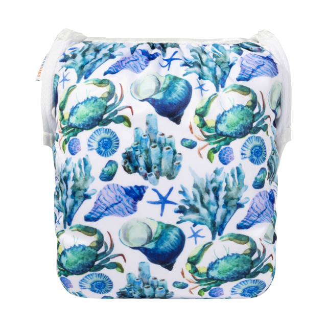 ALVABABY Big Size Printed Swim Diaper- (ZSW81A)