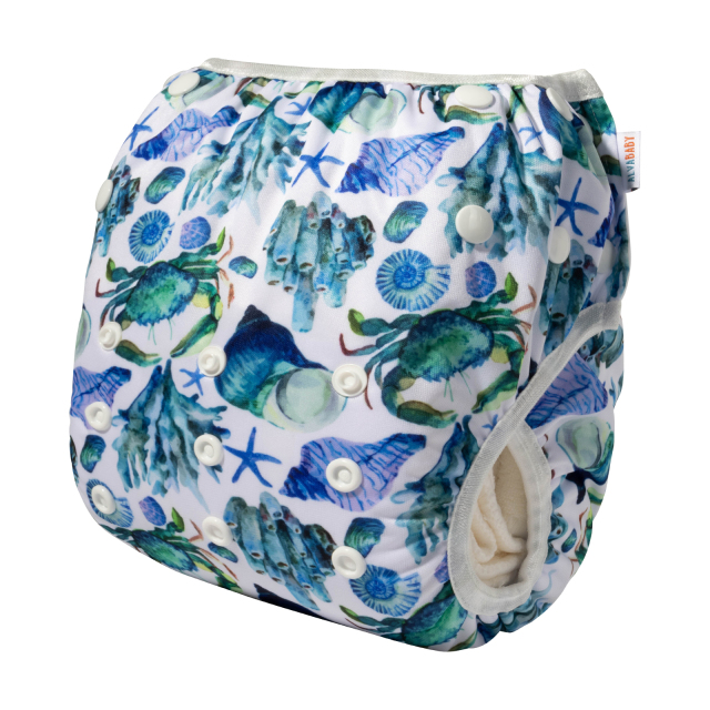 ALVABABY Big Size Printed Swim Diaper- (ZSW81A)