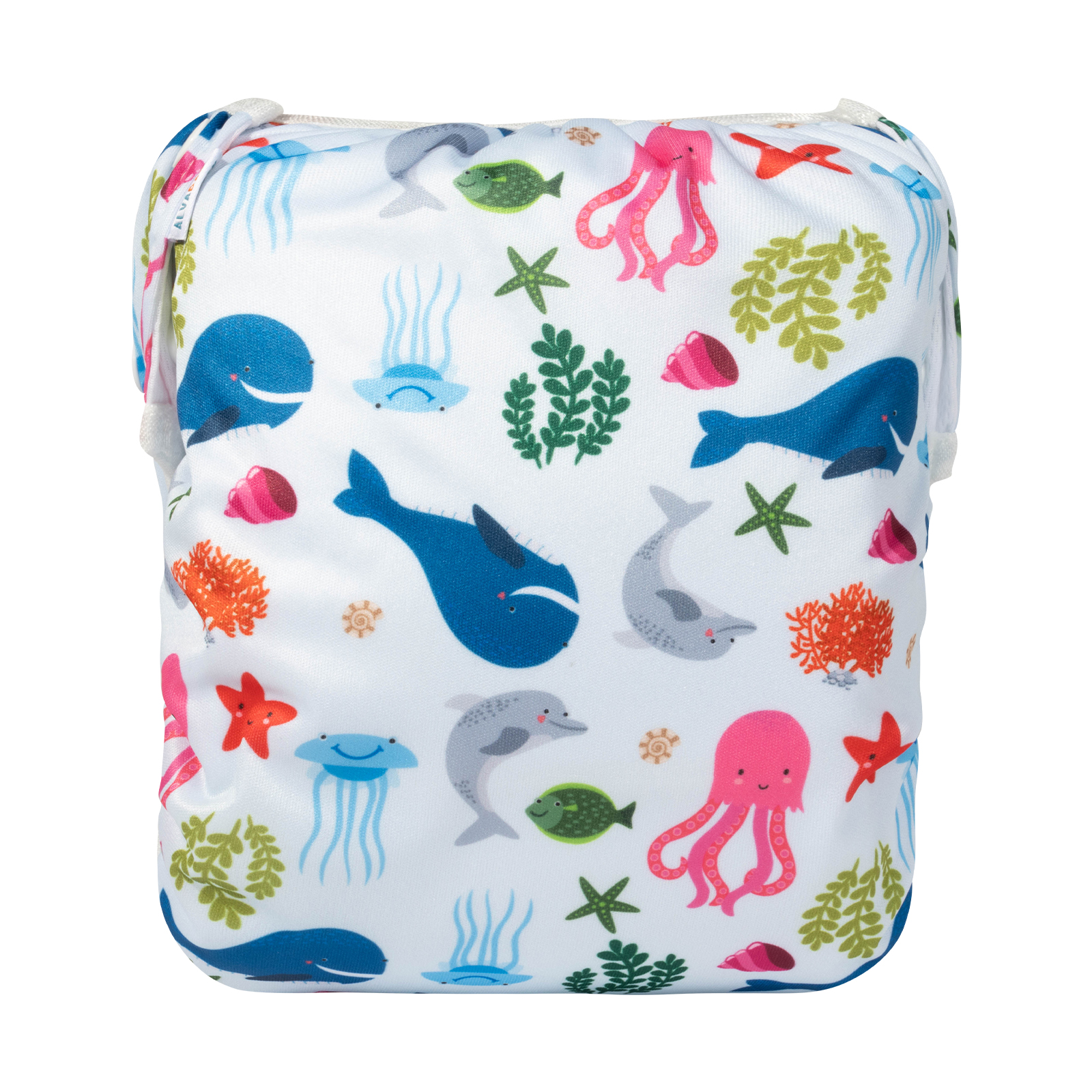 ALVABABY Reusable Swim Diaper - Adjustable Large Size Swimwear for Infants & Toddlers (Animals, ZSW-YK86A)