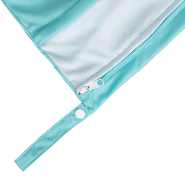 ALVABABY Diaper Wet Dry Bag with Two Zippered Pockets (L-YDP166A)