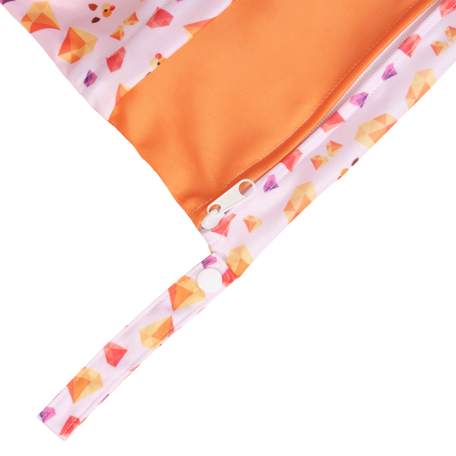 ALVABABY Diaper Wet/Dry Bag - Waterproof Reusable Bag for Cloth Diapers, Swimsuits, Travel, and Gym (L-YDP172A)