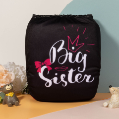 ALVABABY One Size Positioning Printed Cloth Diaper-(YDP186A)