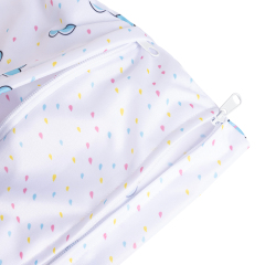 ALVABABY Diaper Wet Dry Bag with Two Zippered Pockets (L-YD35A)