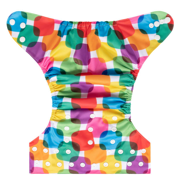 ALVABABY One Size Print Pocket Cloth Diaper-(H431A)