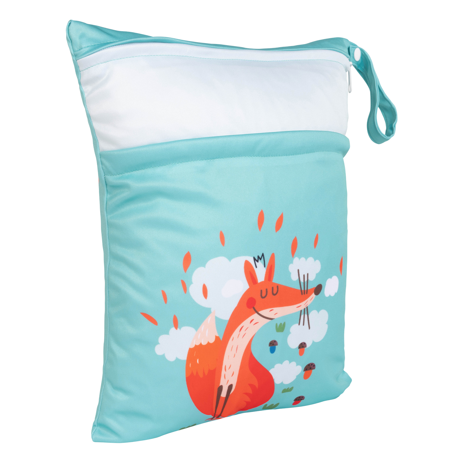 ALVABABY Diaper Wet/Dry Bag - Waterproof Reusable Bag for Cloth Diapers, Swimsuits, Travel, and Gym (L-YDP166A)