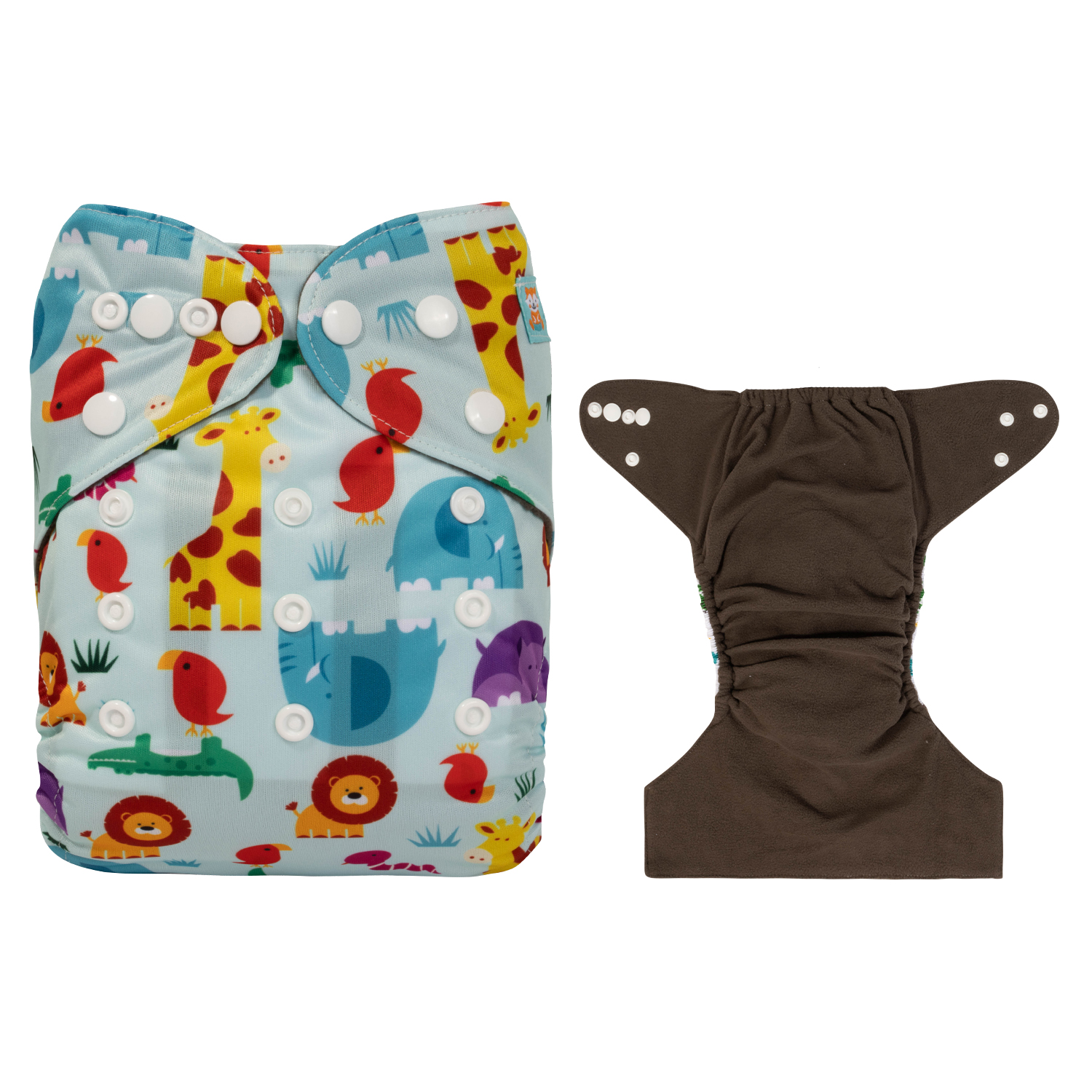 (All patterns) ALVABABY Bamboo Charcoal Cloth Diaper 1.0 with one 4-layer Charcoal Insert