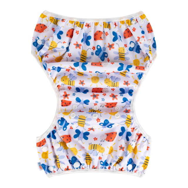 ALVABABY Big Size Positioning Printed Swim Diaper- Coconut tree(ZSWD-BS11A)