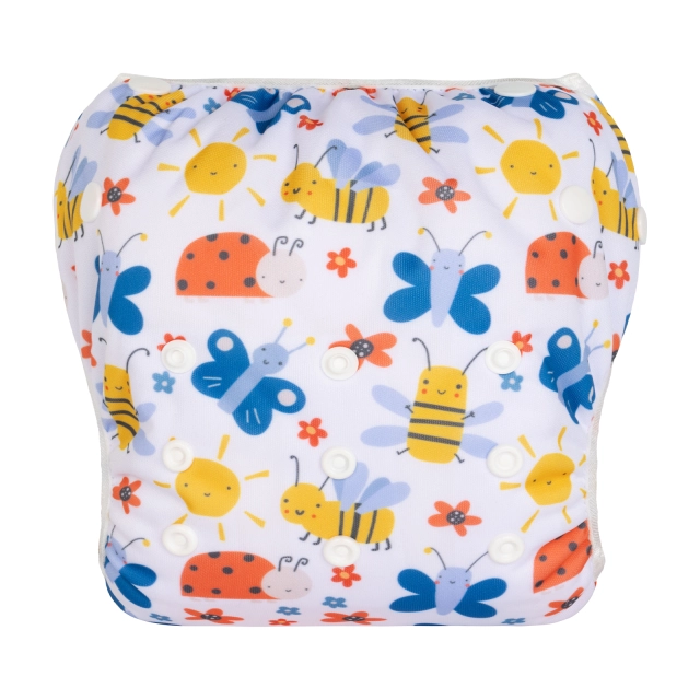 ALVABABY Big Size Positioning Printed Swim Diaper- Coconut tree(ZSWD-BS11A)