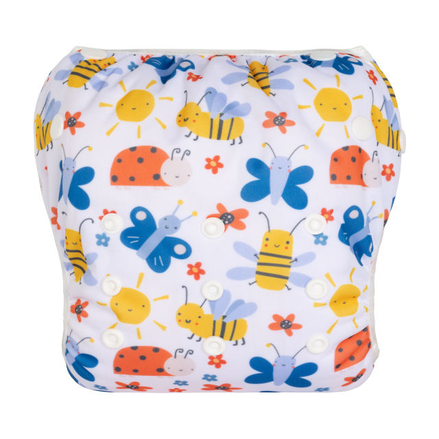 ALVABABY Big Size Positioning Printed Swim Diaper- Coconut tree(ZSWD-BS11A)