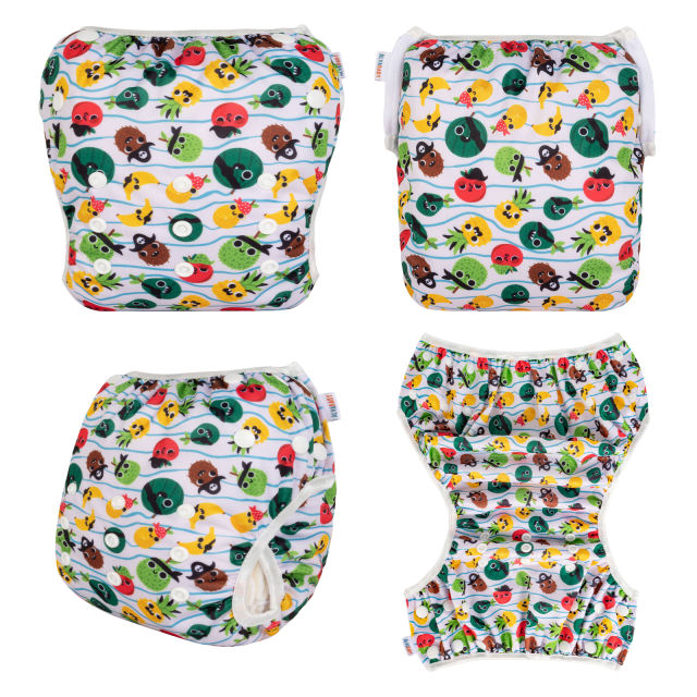 ALVABABY Big Size Printed Swim Diaper- (ZSW-BS08A)