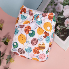 ALVABABY One Size Positioning Printed Cloth Diaper-Balloon(YDP190A)