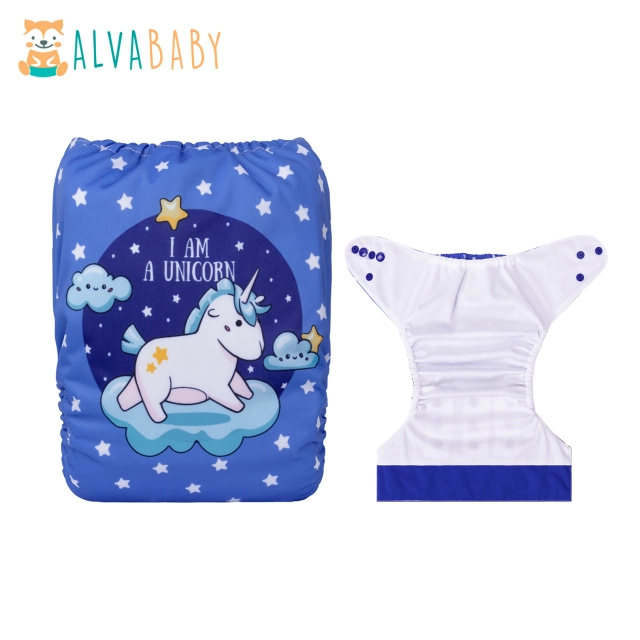 ALVABABY AWJ Diaper with Tummy Panel -(WJT-YDP180A)