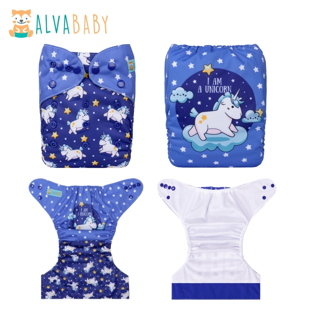 ALVABABY AWJ Diaper with Tummy Panel -(WJT-YDP180A)