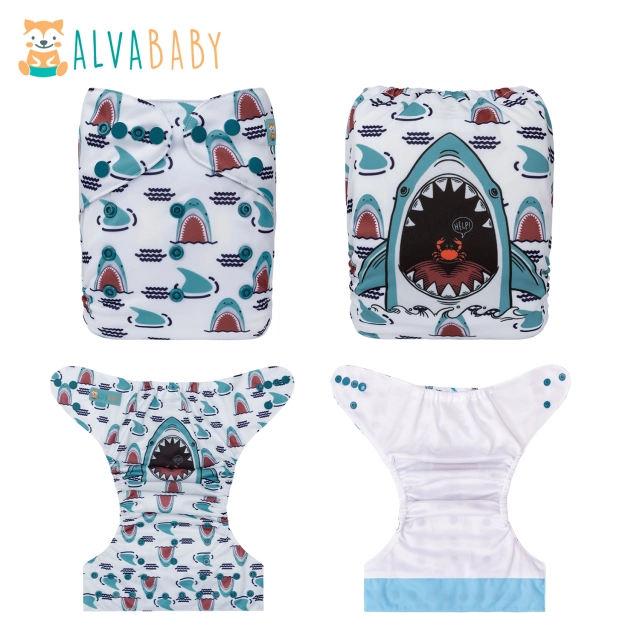 ALVABABY AWJ Diaper with Tummy Panel -(WJT-YDP121A)