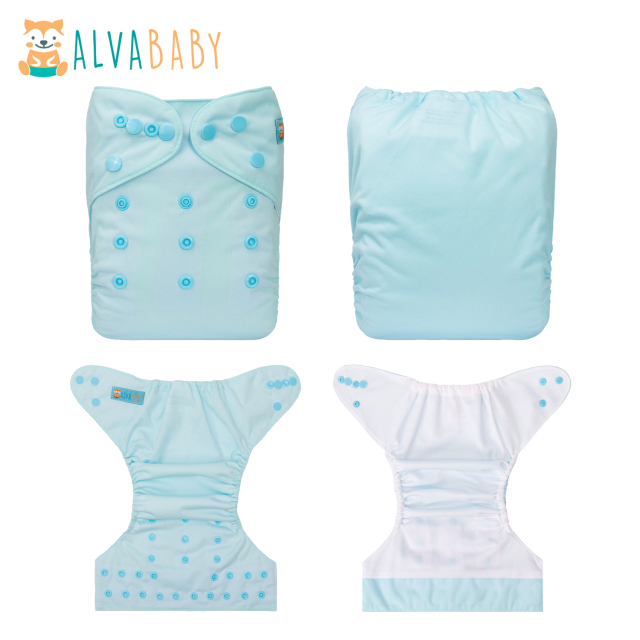 ALVABABY AWJ Diaper with Tummy Panel -(WJTB02)