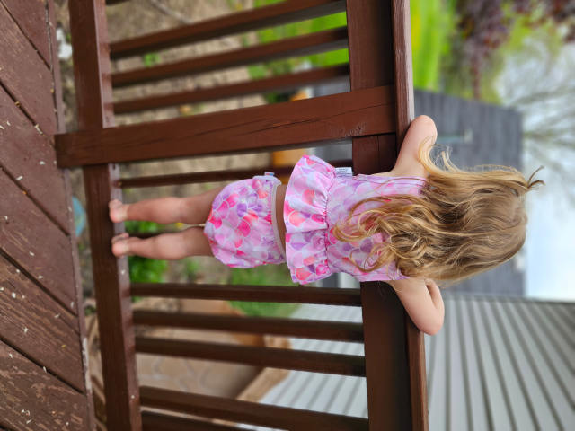 ALVABABY Summer Swim Set Sleeveless for Baby Girls (02)