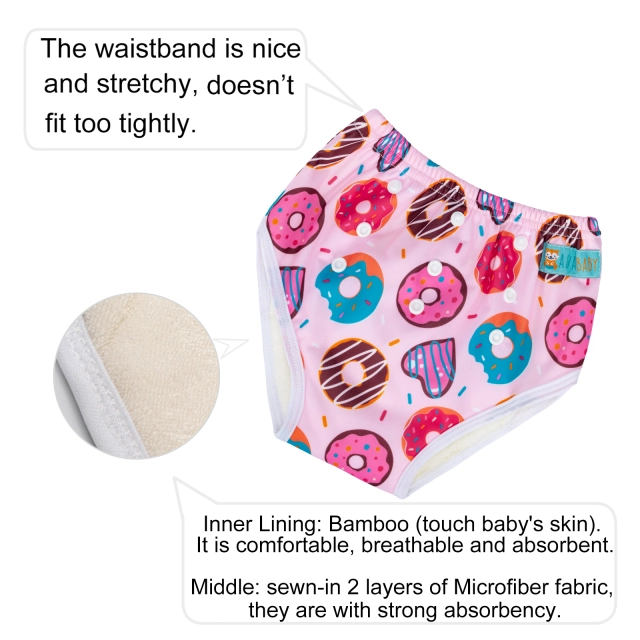 ALVABABY Printed Toddler Training Pant Training Underwear for Potty Training (XH414)
