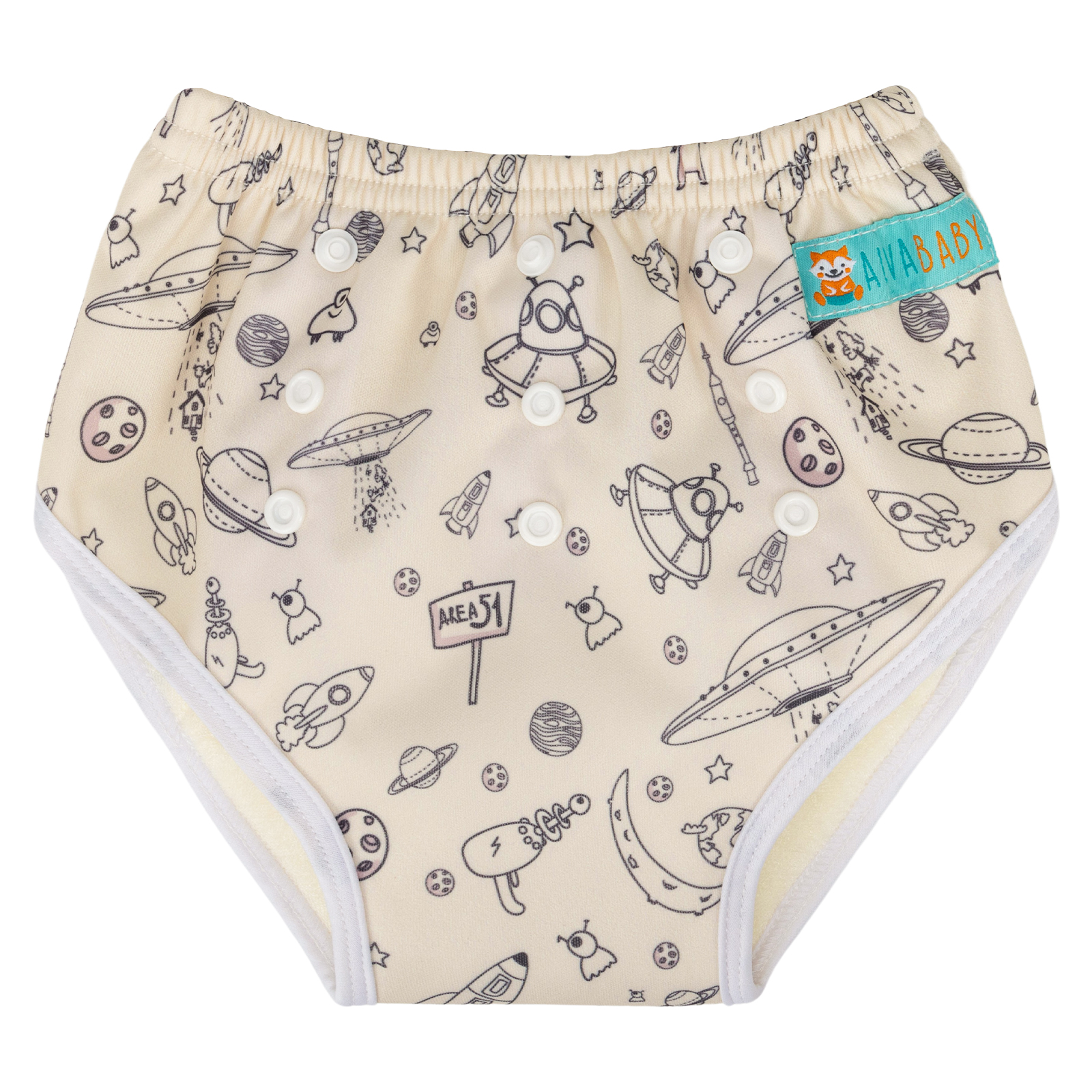 (Various Patterns) Bamboo Training Pant – Adjustable & Reusable Potty Training Underwear for Toddlers