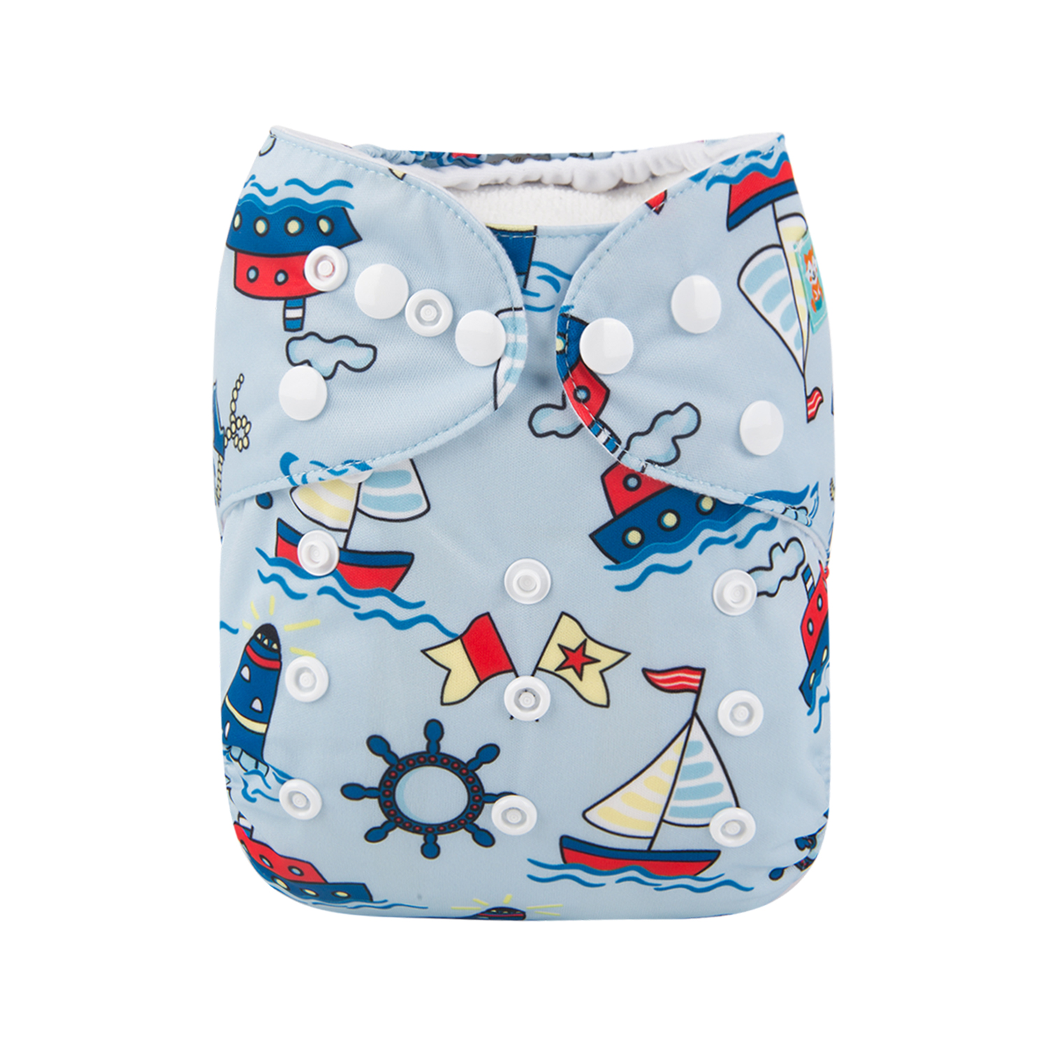 (Father's day) All In One Diaper with Pocket Sewn-in one 4-layer Bamboo blend insert