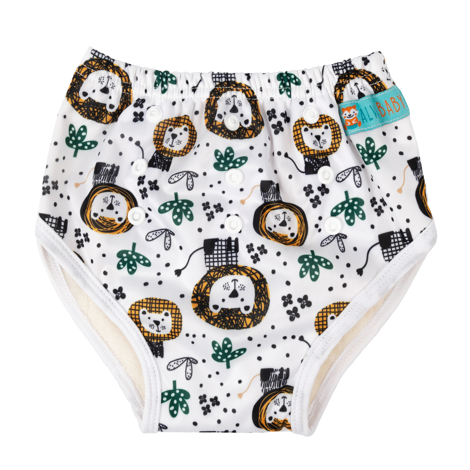 (Various Patterns) Bamboo Training Pant – Adjustable & Reusable Potty Training Underwear for Toddlers