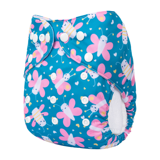 ALVABABY One Size Print Pocket Cloth Diaper-(H436A)