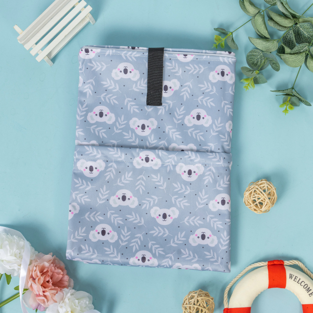 ALVABABY Large Wet Dry Bag,Waterproof Hanging Cloth Bag with Double Zippered Pockets (HL-YX35A)