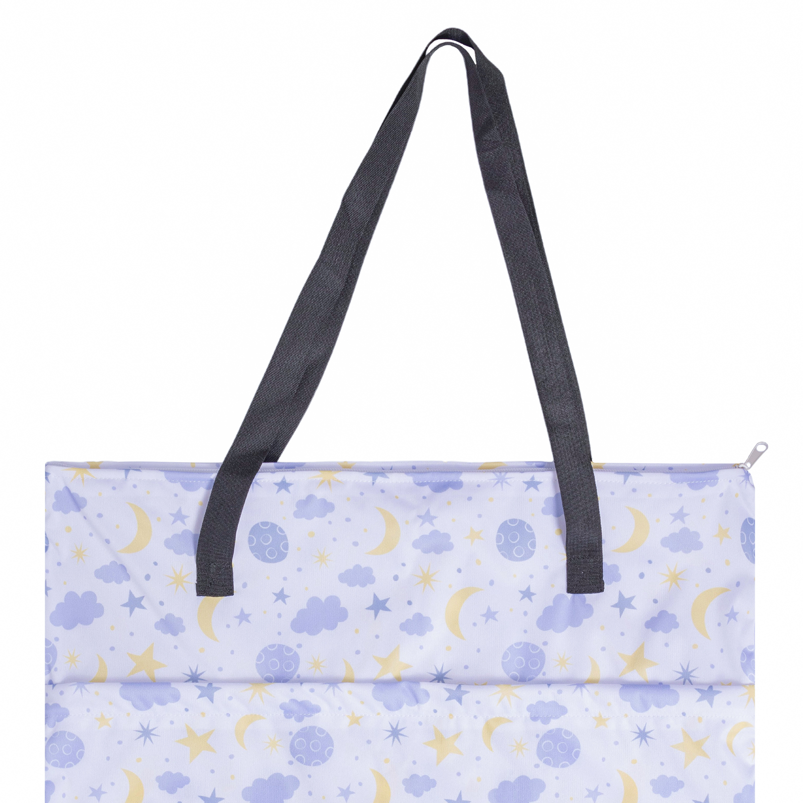 ALVABABY Large Wet Dry Bag, Waterproof Hanging Cloth Bag (Moon & Stars, HL-H190)