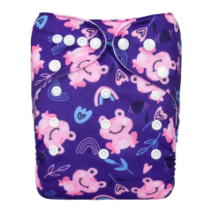 ALVABABY One Size Print Pocket Cloth Diaper-(H438A)