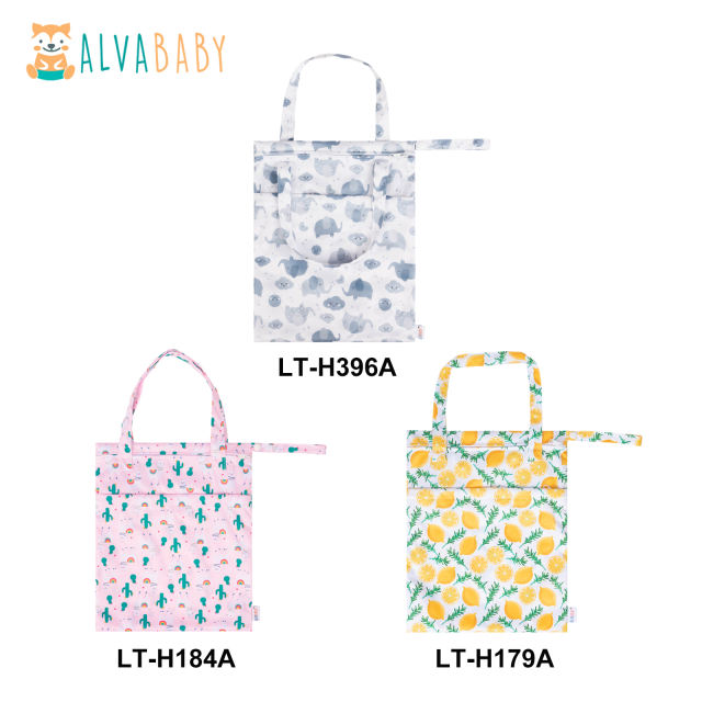 (Facebook live)ALVABABY NEW Wet Dry Bag with extra Durable Handle/ Tote Diaper Bag
