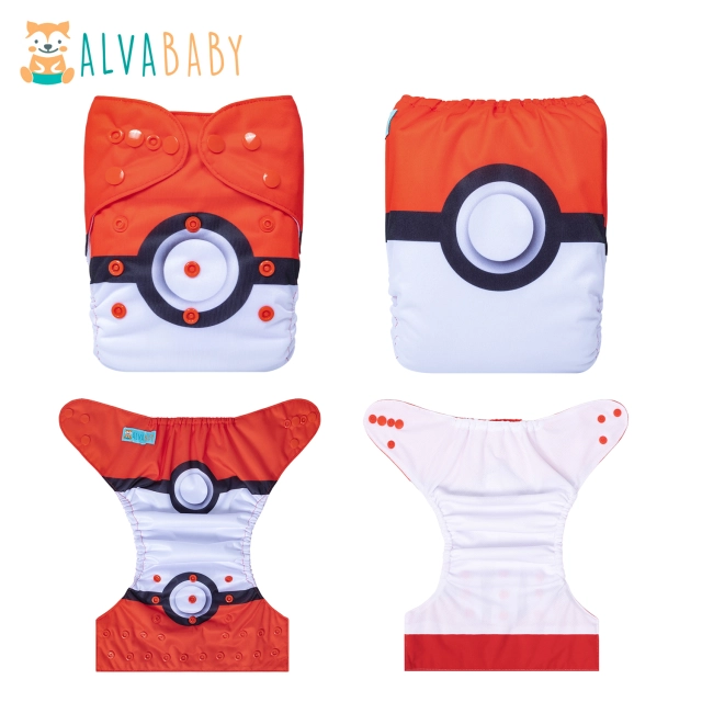 ALVABABY AWJ Diaper with Tummy Panel -(WJT-YD63A)