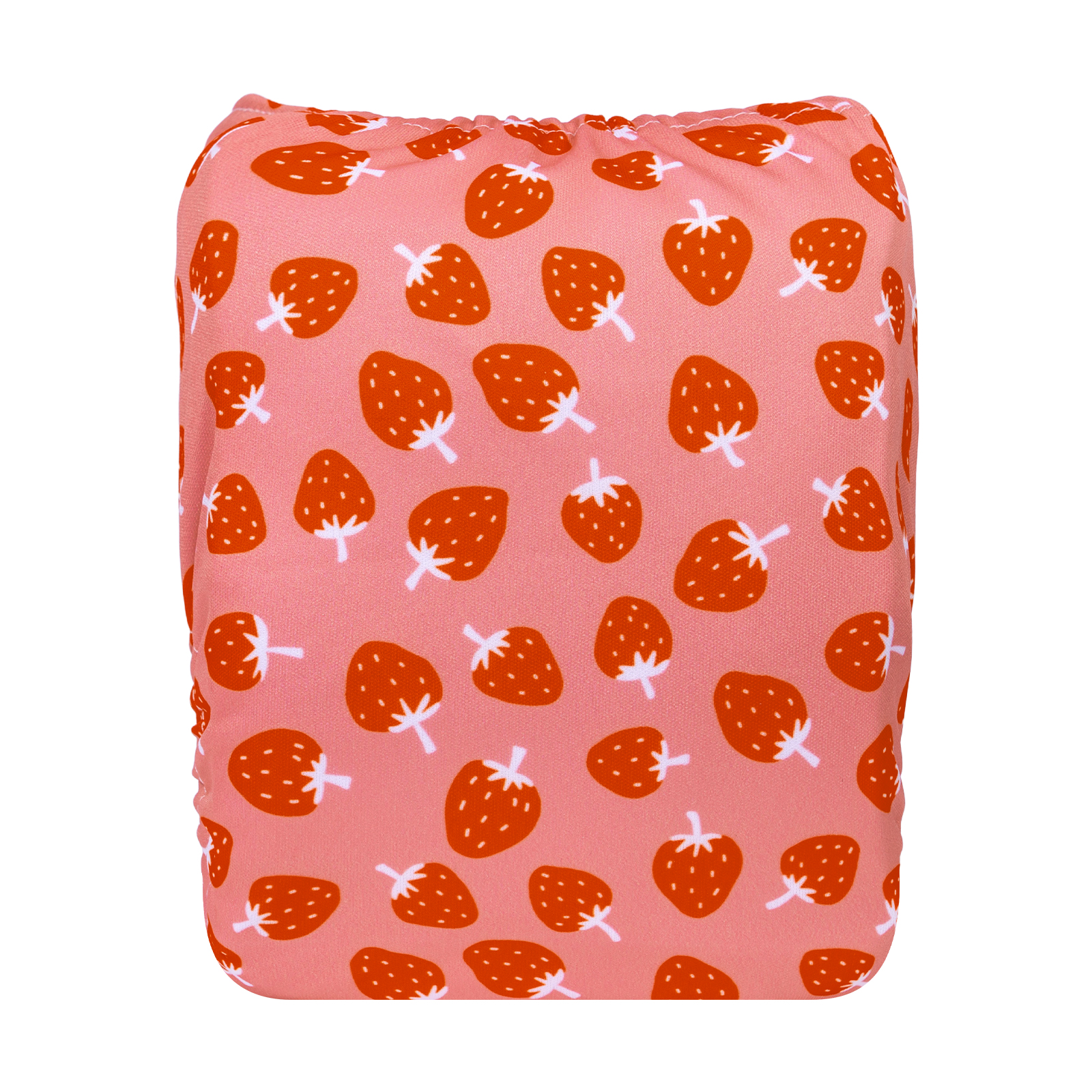 ALVABABY Print Cloth Diaper - One Size Adjustable Washable & Reusable Diaper for Babies and Toddlers (Strawberry, H441A)