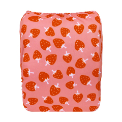 ALVABABY One Size Print Pocket Cloth Diaper-Strawberry(H441A)