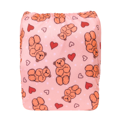 ALVABABY One Size Print Pocket Cloth Diaper-Teddy bear(H439A)
