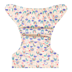 ALVABABY One Size Positioning Printed Cloth Diaper-(YDP200A)
