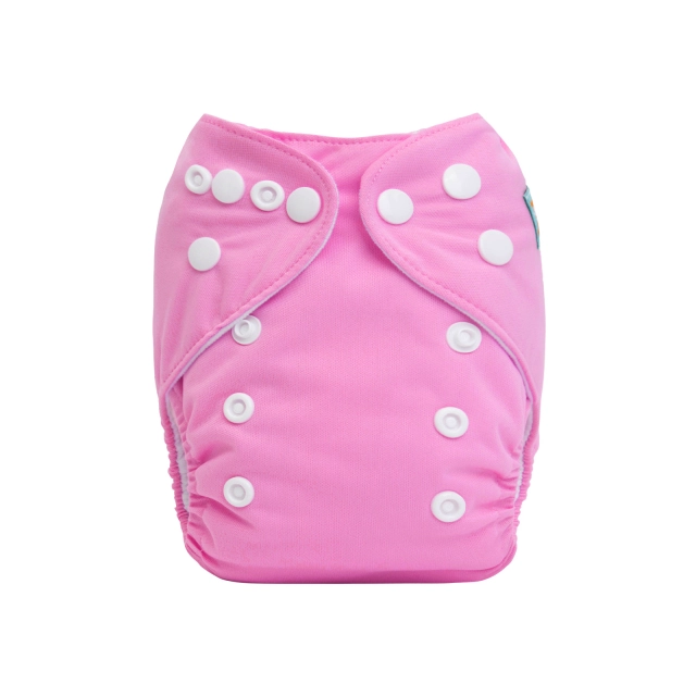 ALVABABY Newborn Pocket Cloth Diaper-Pink (SB08A)