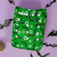 ALVABABY Halloween One Size  Printed Cloth Diaper -(Q82A)