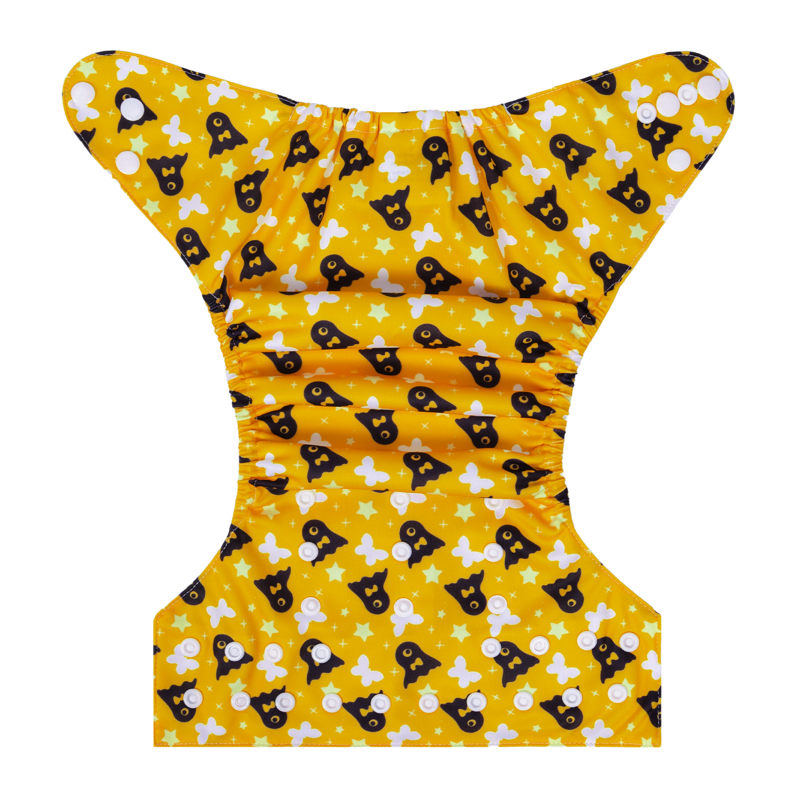 Halloween Cloth Diaper One Size Adjustable Reusable Diapers for Babies-Yellow(Q80A)