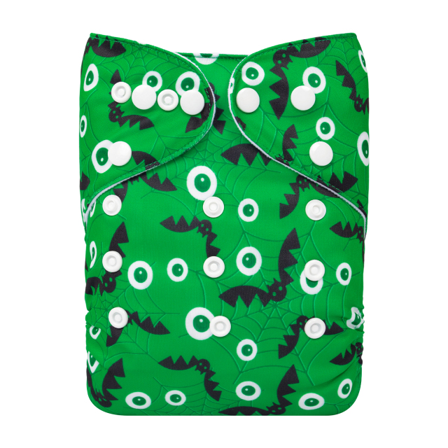 ALVABABY Halloween One Size  Printed Cloth Diaper -(Q82A)