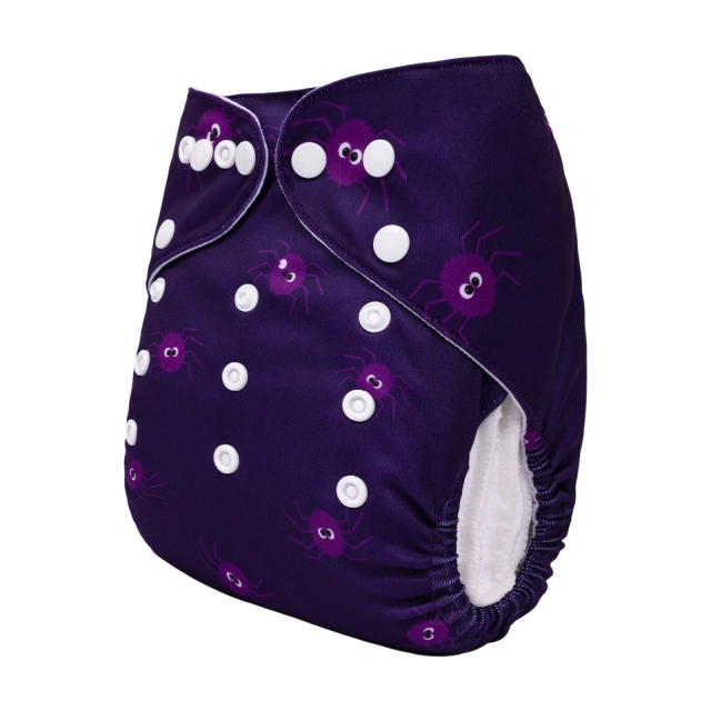ALVABABY Halloween One Size Positioning Printed Cloth Diaper -(QD81A)