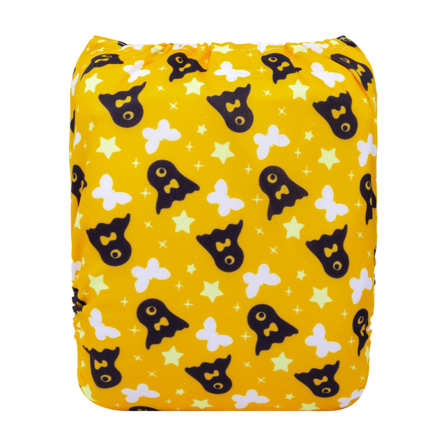 ALVABABY Halloween One Size  Printed Cloth Diaper -(Q80A)