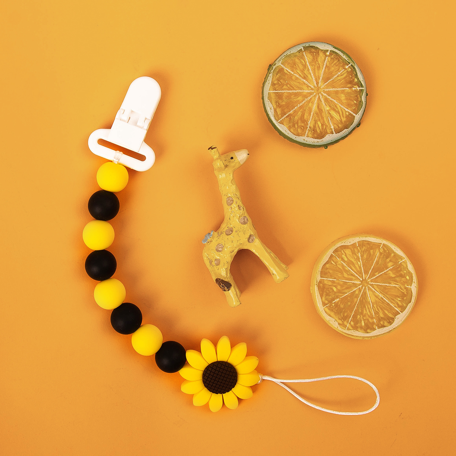 (Facebook live) Silicone Pacifier Clip, Baby Shower Gift