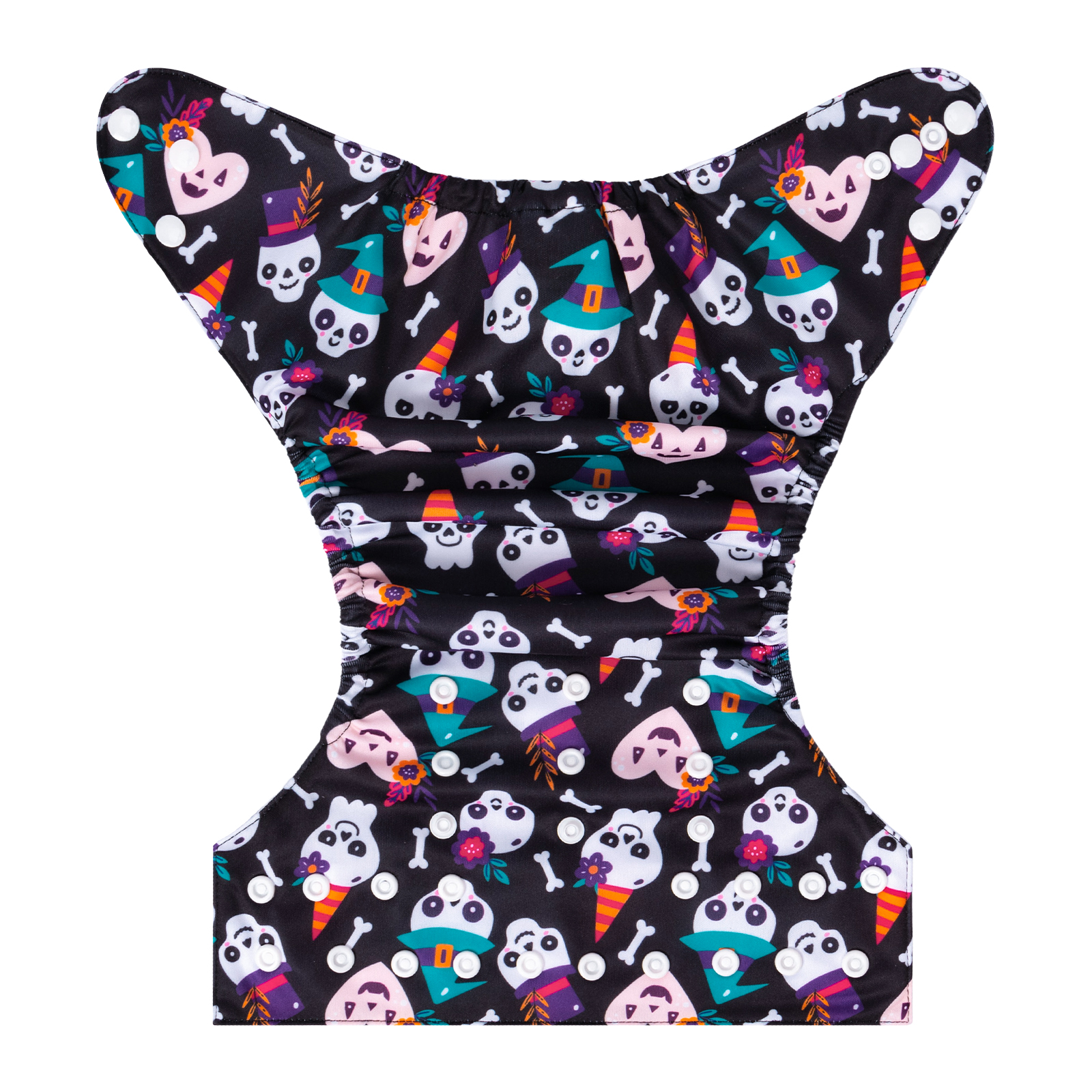 Halloween Cloth Diaper One Size Adjustable Reusable Diapers for Babies -Skeleton(QD83A)