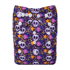 ALVABABY Halloween One Size Positioning Printed Cloth Diaper -(QD82A)
